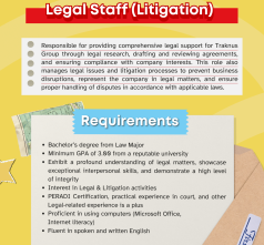Legal Staff (Litigation) 