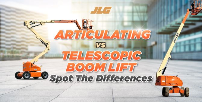 Articulating vs Telescopic Boom Lift: Temukan Perbedaannya