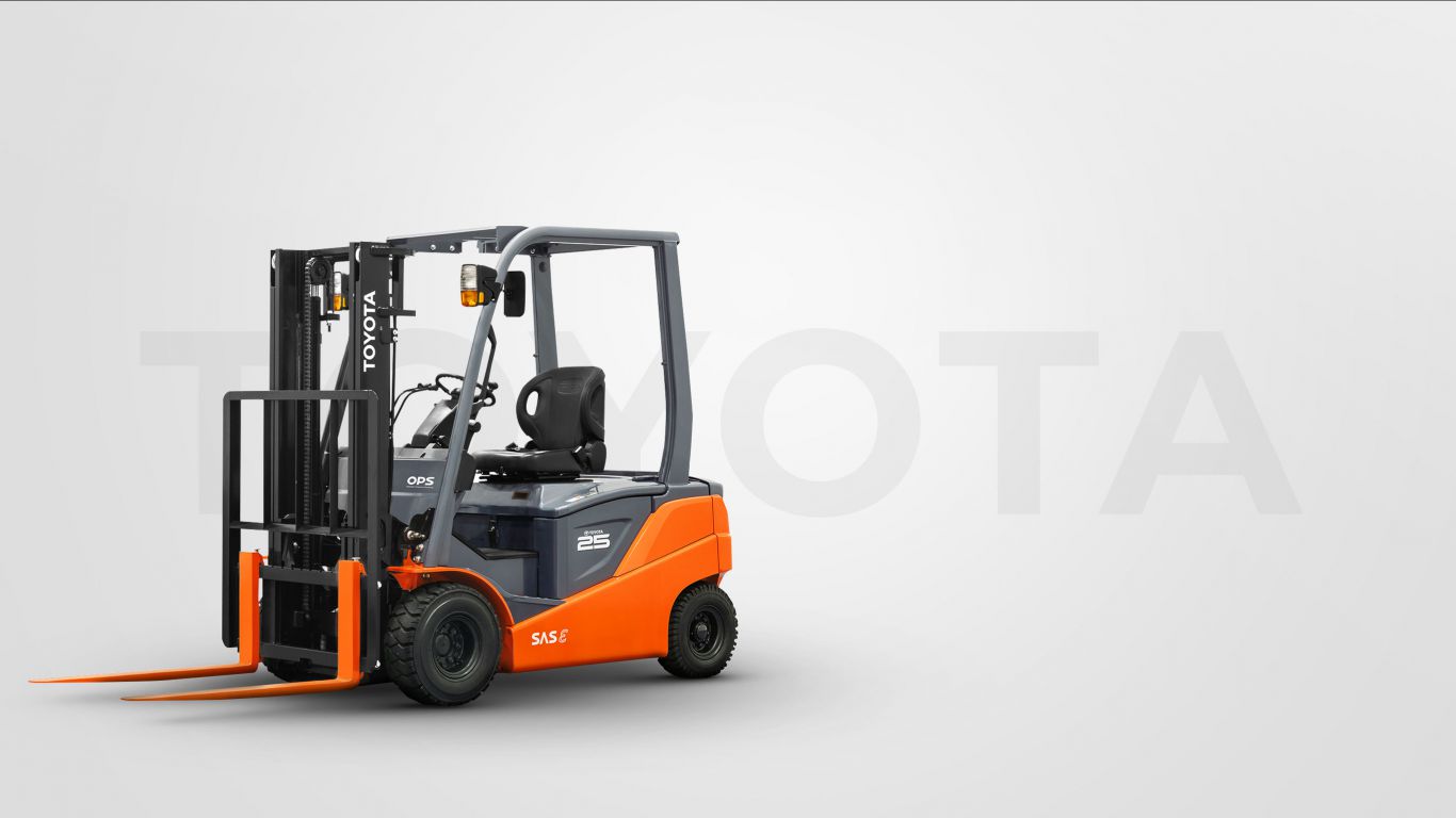 Electric Powered Battery Counterbalance 4 Wheel Forklift N Series