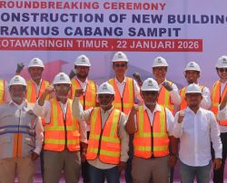 Groundbreaking Kantor Cabang Sampit TRAK...